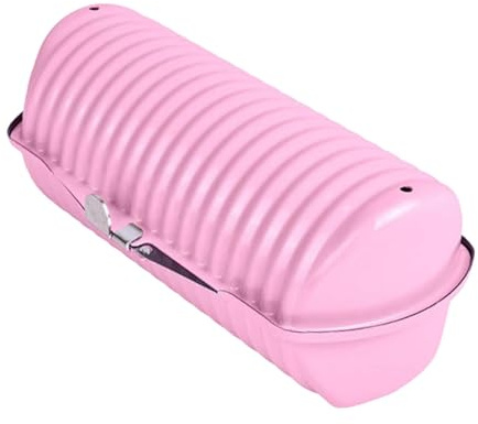 Ronyme Pane Cassetta Stampo Forno Antiaderente Resistente Acciaio Riutilizzabile Facile da Pulire Adatto per Preparazione di Toast Panificazione Cu, Forma Rotonda