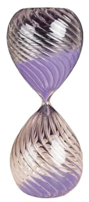 Sablier Minuteur Pack De 2 Multicolore 15-30 min(Purple,15min)