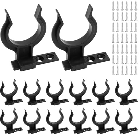ZYNERY 14 Stück Sockelleisten Clips Sockelleiste Küche mit 42 Schrauben Küchen Sockelblende Befestigung Küchensockel Befestigung Clips für Küchenfüße 32-36mm (B)