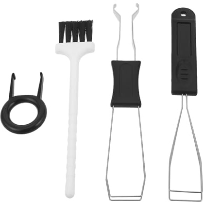 DECORNIJIA Kit Extracteur Touches et Commutateurs Clavier Mécanique 4 Pièces en Métal avec Brosse Nettoyage Clavier Ordinateur Outil Réparation et Entretien Compatible et Mécaniques