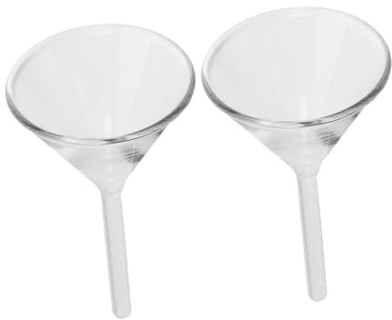 OFFIGAM Små Tratt för Fotogenlampa Transparent Oljepåfyllningstratt med Pip för Precisionsfyllning av Lampolja och Bränsle Säker Vätsketransfer för Hem och Kök