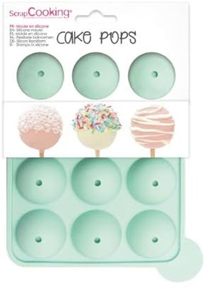 Scrapcooking 3171 Cake Pops Moule Silicone Rose 21,5 x 12,5 x 4 cm