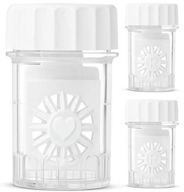 SPORTS WORLD VISION Étui pour Lentilles De Contact - Type De Canon Standard - Nettoyage pour Un Usage Quotidien - 3 Pièces