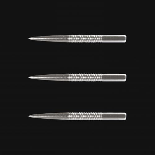 WINMAU Ringad silvereffekt steeltip dart poäng – 1 set per förpackning (totalt 3 poäng)