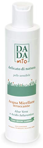 DADA mio Acqua Micellare struccante Occhi Viso Labbra 200ml. Testata per gli occhi, strucca senza bruciare.