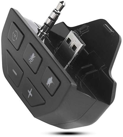 Stereo-Headset-Adapter, Game-Controller-Headset-Adapter-Controller Sound Enhancer-Audio-Adapter Kopfhörer-Konverter für Xbox One Wireless Gamepad