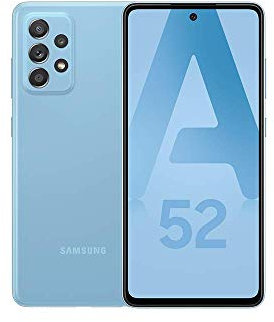 SAMSUNG Galaxy A52 - Cellulari 128GB, 6GB RAM, Dual Sim, Blu blue