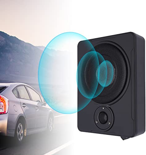 YyanLAK 8 600W - Altavoz de graves activo para coche, caja de graves activa, con kit de cableado, altavoces activos, para coche y camping-Car