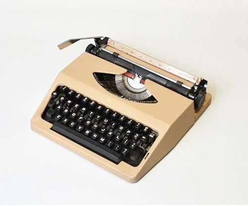 LBLFEBD Traditionelle tragbare manuelle Schreibmaschine, Vintage, Klassische Retro-alte Schreibmaschine für Schriftsteller, nostalgische, langlebige Schreibmaschine, Klassische Textverarbeitung