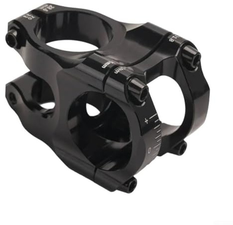 Yhenlovtt Attacco manubrio per bicicletta, 31,8 x 35 mm, ultraleggero, in lega di alluminio, componenti per bicicletta da discesa, design leggero, compatibile con mountain bike, bici da strada, MTB