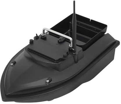 Lemoeyes Bait Boat for Fishing RC Bait Boat, 500m/546 Yards Cruise and Auto Return, 3.3lbs Capacity Fishing Surfer Bait Boats with Waterproof Hull, Black