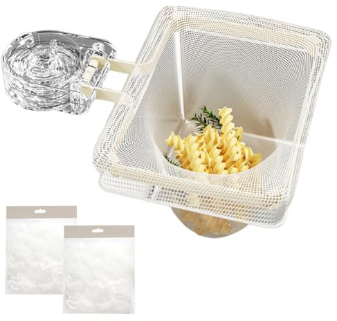 Colador para fregadero, colador de desagüe, fregadero de cocina con ventosa, fregadero con 100 coladores, 2 en 1, estante de almacenamiento para verduras, frutas, restos de cocina, colador de té