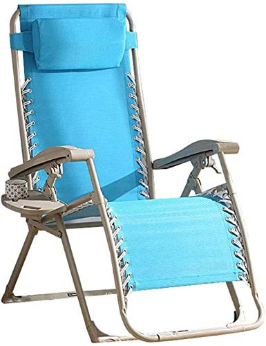 Sedia a Sdraio reclinabile, Sedia reclinabile Pieghevole, sedie a Sdraio a gravità Zero, sedie a Sdraio da Giardino, sedie a Sdraio da Spiaggia, Poltrona Relax con portabicchieri