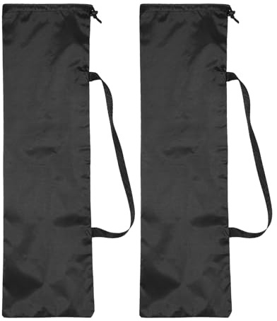 PATIKIL 76 x 23 cm stativ bärväska, 2-pack kamerastativ bärväskor Oxfordtyg vadderad väska för kamerautrustning mikrofon ljusstativ ark musik fotografitillbehör, svart