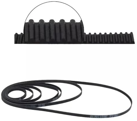 V-Belt GT2 Closed Loop Rubber Timing Belt For 3D Printers Width 10 Mm Length 280 Mm - 900 Mm Rubber Transmission Belt V Drive Belts(400mm)