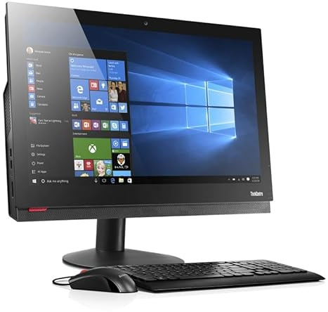 Lenovo ThinkCentre M820z - Ordenador de sobremesa todo en uno, 21,5 pulgadas FHD, Intel Core i5-8400, 8 GB de RAM, 256 GB SSD, WiFi, Bluetooth, teclado QWERTY de EE. UU., Windows 11 Pro
