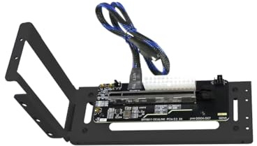 Buhdjfnke Base para GPU OCuLink PCIe 5.0x4 GDP para Portátil A Tarjeta Gráfica Externa M.2 Oculink SFF8611 A PCIE X16 Negro