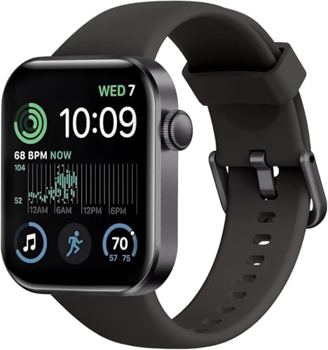 Smart Watch for Women Men Answer/Make Call, 1.85 Touchscreen Fitness tracker with Heart Rate Blood Pressure Sleep Monitor, 140+ Sport Modes Smartwatch, IP68 Waterproof Fitness Watch for Android iOS