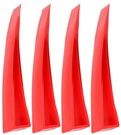 Universal Car Door Support Clip Crowbar Enlarger Auto Wheel Recess Body Window Wedge Remove Tools Red Plastic Dent Repair Tool 1/2/4pcs