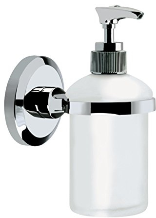 Bristan Solo SO Soap C Seifenspender Wand montiert Seifenspender aus mattiertem Glas, verchromt