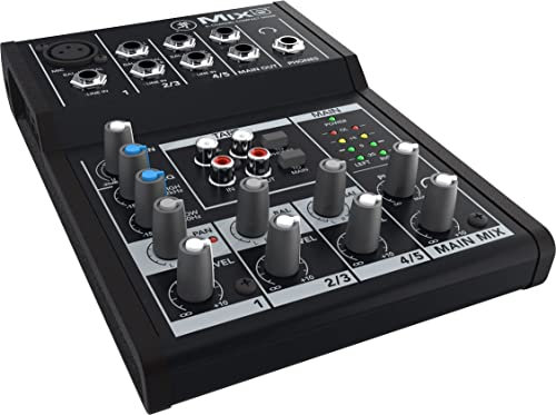 MACKIE Mix5 Mixer Analogico Compatto a 5 Canali con EQ a 2 Bande