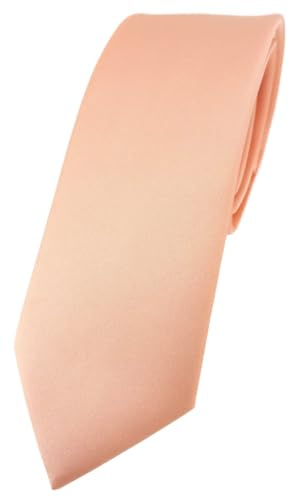 TigerTie Herren Krawatte – schmale 5,5 cm Krawatte in einfarbigem Design, ideal für Geschäftstermine, festliche Anlässe und die Freizeit.