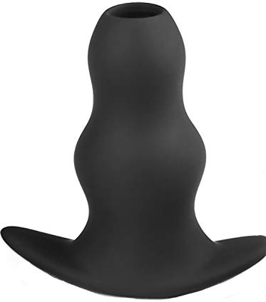 AROROMI Silikon Anal Vagina Expansion Intimduschen Klistiere. Offener Analplug für sie und ihn. Cock Penis Tunnel Butt Plug und geeignet für Klistierspiele (groß)
