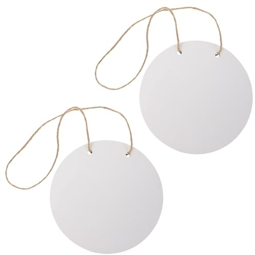 Sublimation Sign Wood Plaque Round Hanging .87 in