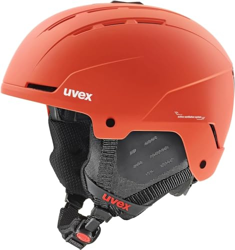 uvex Stance - robuster, effizient belüfteter Skihelm für Damen und Herren mit individueller Größenanpassung