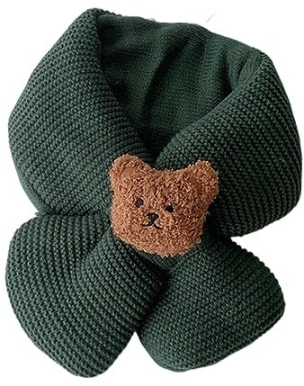 Wjsdsg Weicher Wollschal Für Kinder Jungen Und Mädchen Halstuch Reiseschal Dicker Halsbezug Warme Winterschals Niedlicher Bärenschal