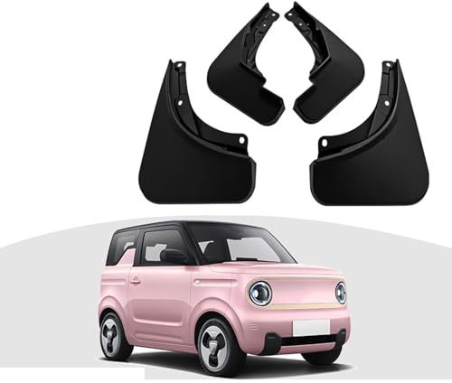 SUNYSGS Paraspruzzi Auto per Geely Panda Mini 2023, Auto Parafanghi Protettivi Passaruota Auto Parafango Guardie Fango Paraspruzzo Accessori Auto