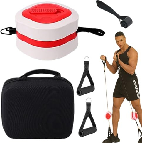 Bandas de entrenamiento con asas - Bandas de entrenamiento de fuerza para el hogar | Equipo de fitness para brazo, pierna, pecho, tronco, unisex, entrenamiento en casa, yoga