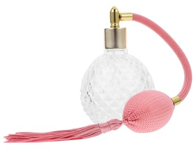 GRADENEVE Perfumador Recargable Botella de Perfume Vintage de Vidrio de 100ml, Pulverizador sin Fugas Adecuado para Tocador o Viaje Elegante y Duradero