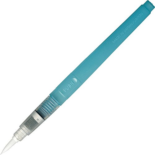 Kuretake PHYS Water brush pen Long, 15mm Large tip, for Watercolor Paint, urban outdoor travel sketch, Professional, Artists, Crafters, Made in Japan