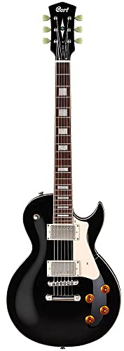 Cort CR200 de la guitarra eléctrica Negro Singlecut