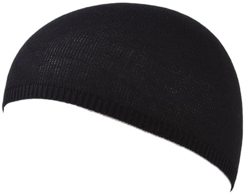 CHARM Herren Sommer Skull Cap Strick Kufi Mütze - Gebet Namaz Takke Short Beanie Kopfbedeckung Fahrrad Helm Dünn