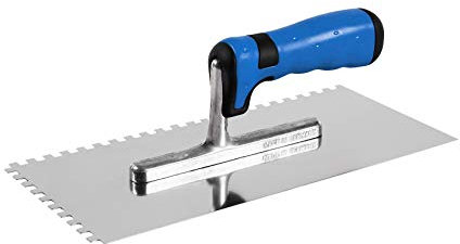 Tectool TT 18024 Platoir denté avec poignée spéciale bi-matière Inox