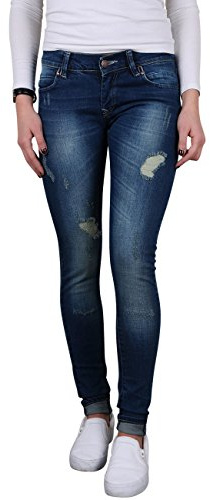 Toni Ellen dam liv stil jeans, Blå (blå), 33W x 30L