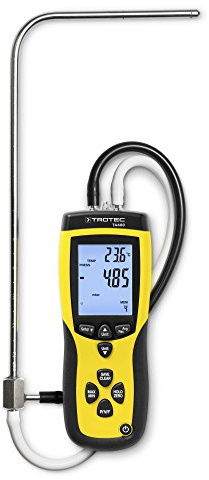 Trotec TA400 Pitot Tube Anemometer incl. Calibration Certificate, Anemometer, Wind Meter, pitot Tube, pitot Tube Anemometer, Meter for Accurate Flow Measurement of air and Gases