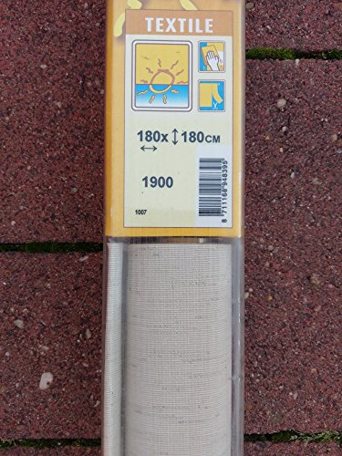 Deco XXL Fenster Rollos 180x180cm aus Textil Beige Neu-OVP Premium Qualität