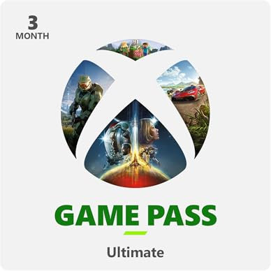 Xbox Game Pass Ultimate | 3-Month Membership | Digital Dowload for Xbox, PC, Cloud Gaming | Includes EA Play | Activation Required