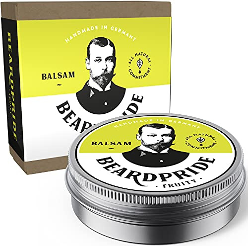 Beardpride® Premium Bartbalsam | Bartpflege für Männer | Entwickelt für Styling und Pflege | Unterstützt deinen Bart beim Wachstum | Handgefertigtes Bartwachs von professionellen Barbieren verwendet