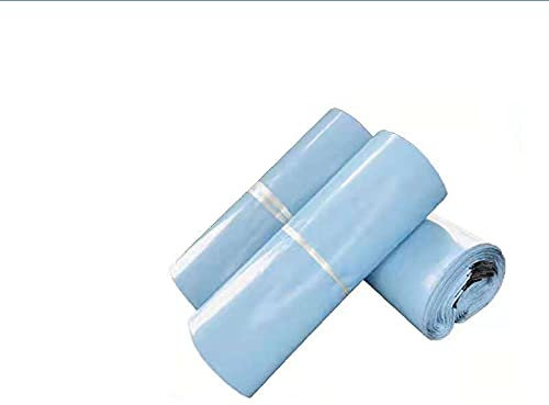 LIANYG Versandbeutel 50 Teile/los hellblau Express Taschen selbstdichtung klebende kurierbeutel wasserdichte Kunststoff polyhülle verpackung Tasche 334 (Color : 28x40cm 50Pcs)