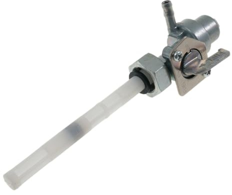 Benzinhahn M18x1,5 Gewinde manuell kompatibel mit Daelim VC, VS, VT, VL 125 | 1x Kraftstoffhahn mit On/Off/Reserve; Schlauchanschluss 6 mm, Filterlänge 10,5 mm, SW 24, Vergleichsnummer DAE-16950-BA7-9000