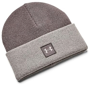 Under Armour Halbzeit-Mütze für Herren, Flache Manschette, (057) Ash Taupe/Zinn/Zinn, Einheitsgröße