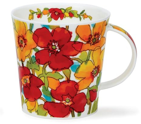 Dunoon Cairngorm 0.48L Mug Flower Shower (Red)