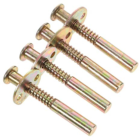 SEWOART 4 Pièces Loquet de Berceau pour Bébé en Fer Argenté Ressort, Résistant la Corrosion, Accessoire pour Lit à Barreaux et Petit Lit Couleur Aléatoire