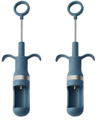 IMIKEYA Multifunktionaler Jujube Kernentferner 2 Stück Aus Edelstahl Tragbarer Obstentkerner Für Datteln Kirschen Und Weintrauben Praktisches Küchenwerkzeug Für Einfache Handhabung Und