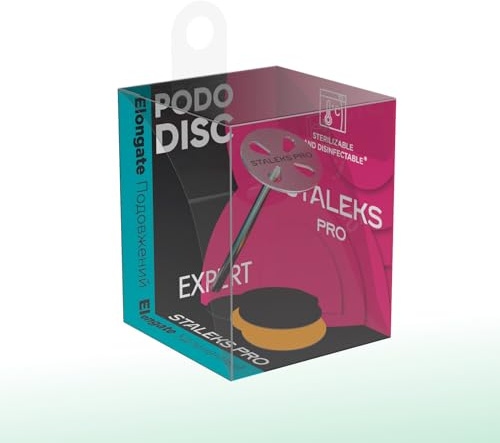 STALEKS PRO PODODISC Elongated Pedicure Disc, 0.6 Inch, 180 Grit, 5 Files