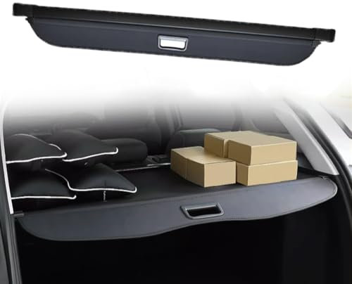 Auto Einziehbarer Laderaumabdeckung Kofferraum für B.M.W X5 M E53 E70 2000-2013, Schwarz Schutz Der Privatsphäre Abdeckung Hutablage Cargo Cover, Ausziehbar Kofferraumabdeckung Rollo